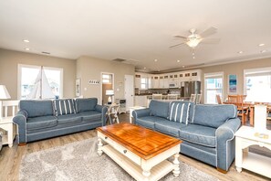 Smart TV, DVD player - Boca North - Ocean View 3BR Home & Community Pool!!! (North Topsail Beach)