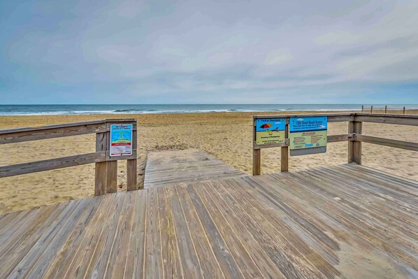 Beach nearby