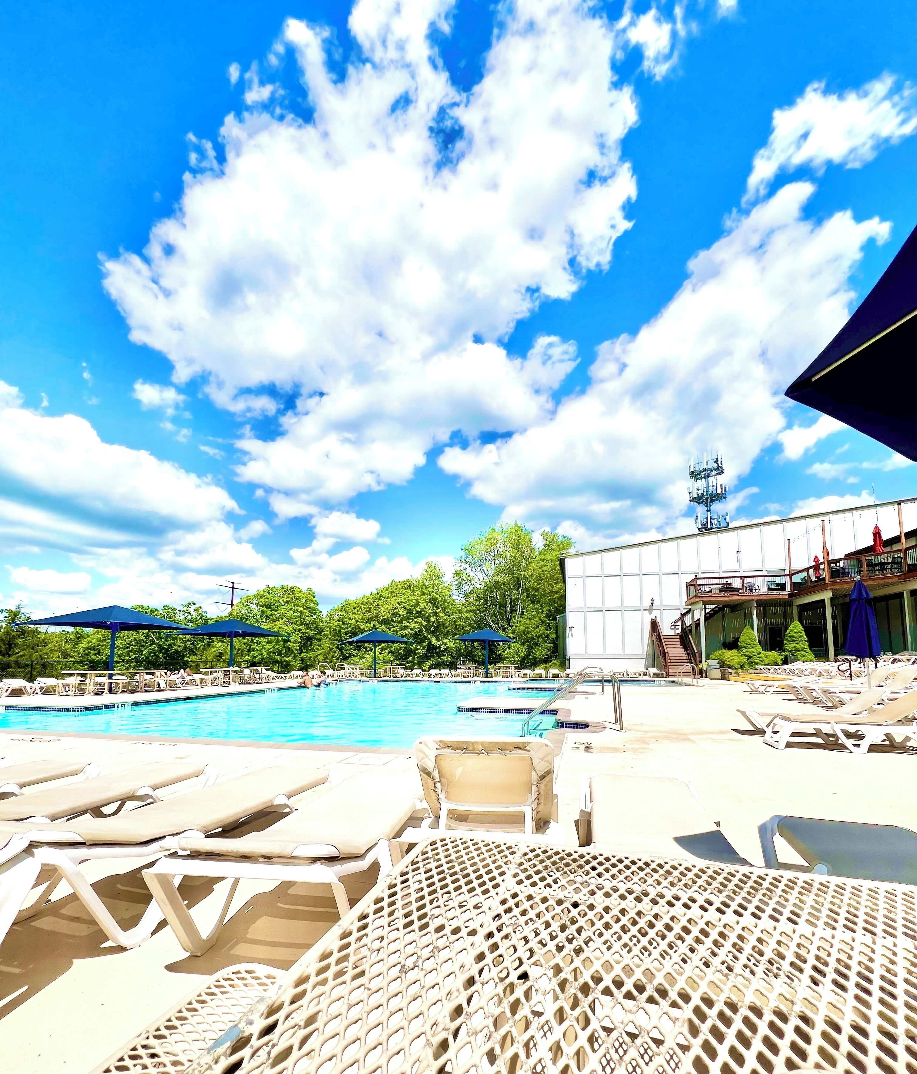 Indoor pool, outdoor pool