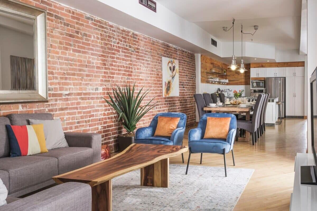 TV, foosball, offices