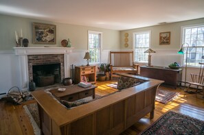 TV connectée, cheminée, jeux vidéo, lecteur de DVD