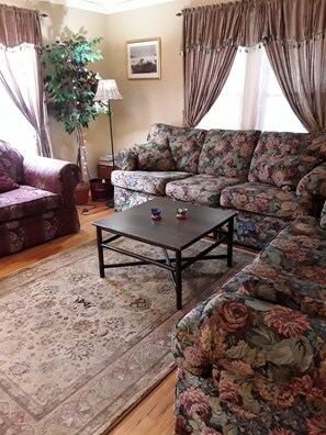 Smart TV, DVD player, toys, books