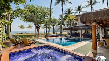 Indoor pool, outdoor pool