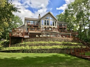 Exterior - Terrace on the Lake – Private Lakefront with Breathtaking Views (Warrensburg)