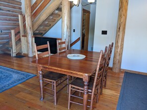Dining - New Log Home - blocks from the West Gate of Yellowstone  (West Yellowstone)