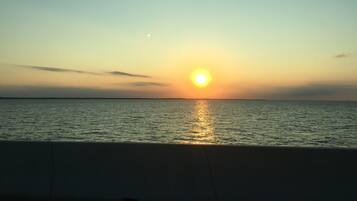 Sun-loungers, beach towels