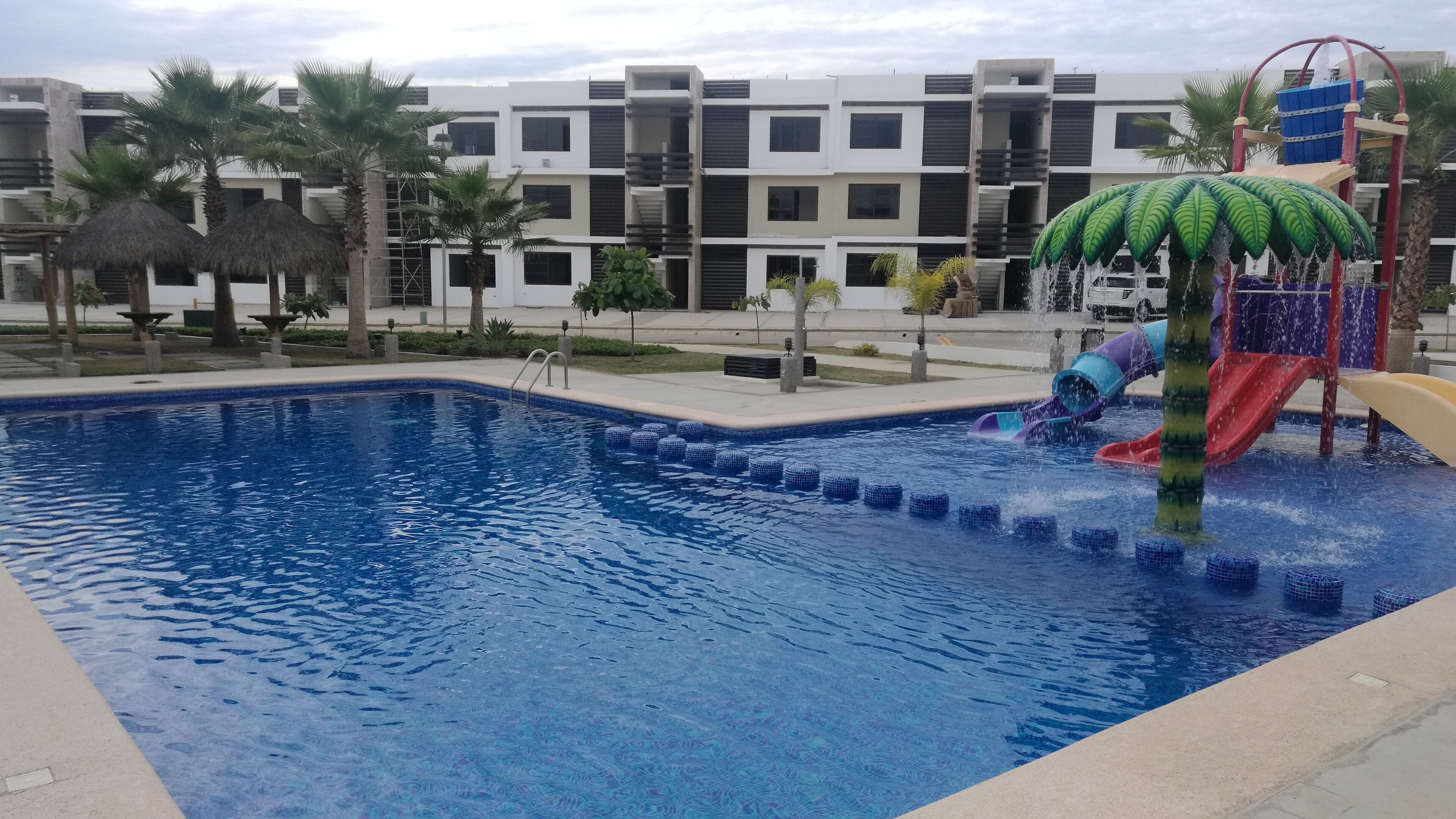 Apartment with pool in quiet tourist area