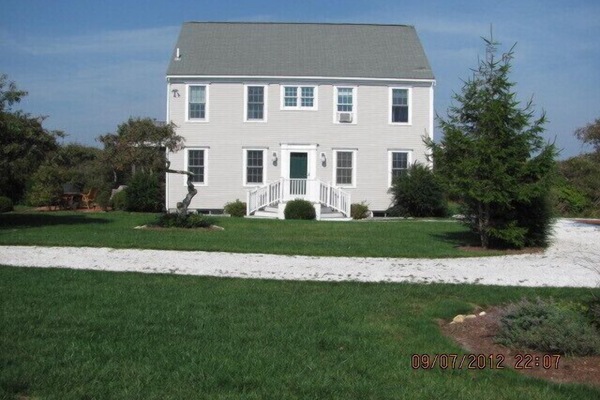 front of the house