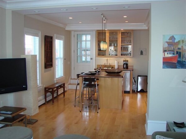 Interior - Architect Designed West End Condo; Great Locale - Huge Deck. (Provincetown)