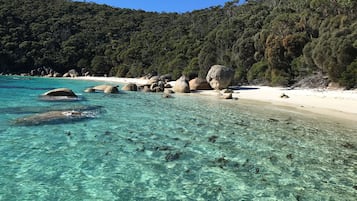 Una spiaggia nelle vicinanze