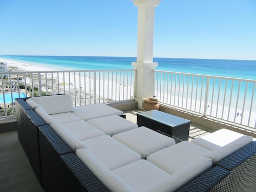 BEAUTIFUL GULF FRONT w Huge Balcony & Amazing View 6th Floor Unit 605 at The Inn