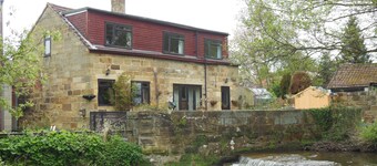 Familievennlig hytte på det vakre landskapet i North Yorkshire.