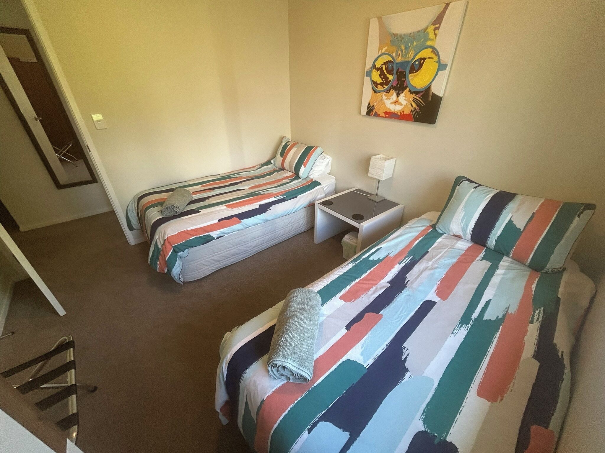 2 bedrooms, iron/ironing board, free WiFi, bed sheets