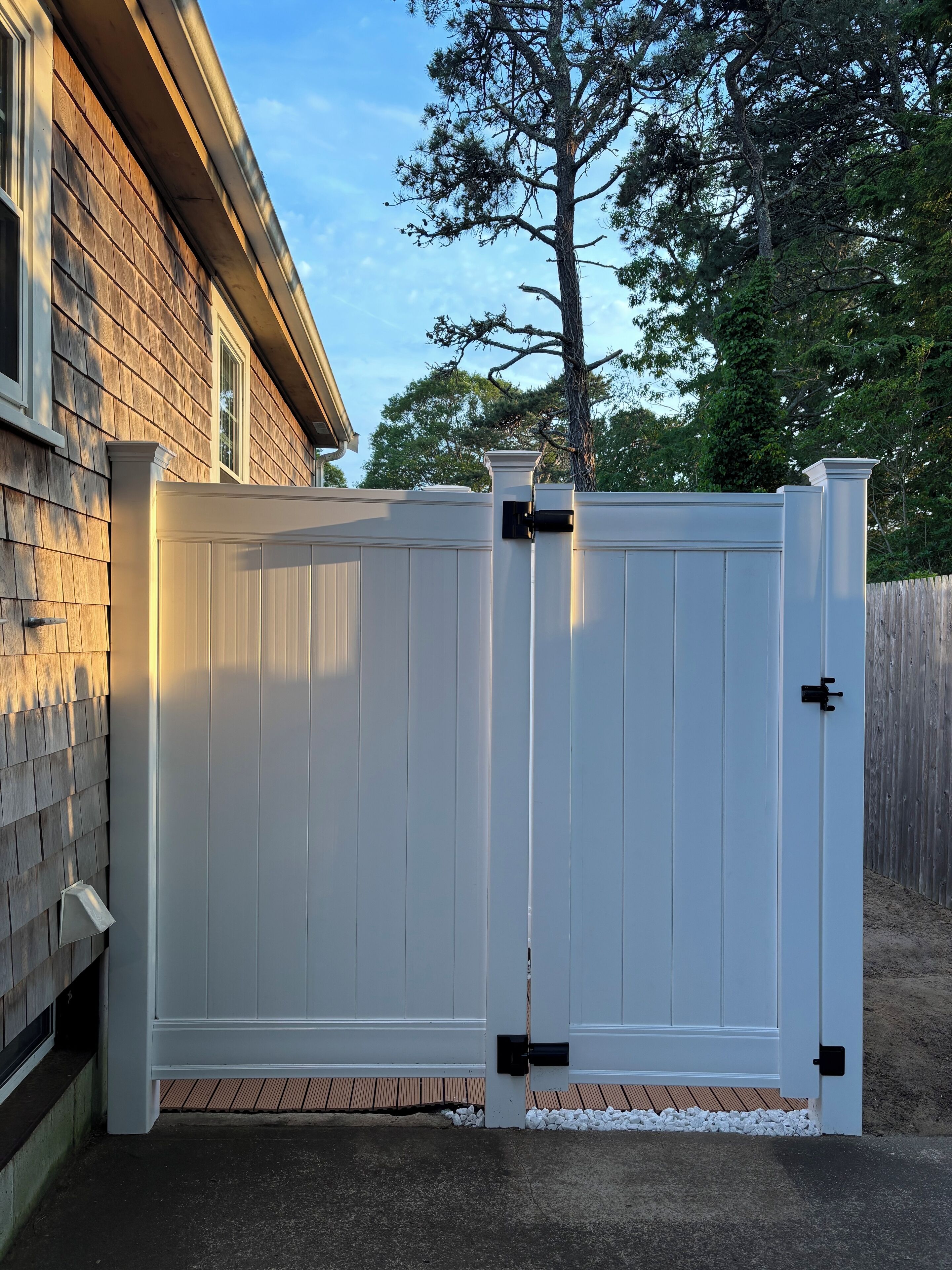 New PVC outdoor shower