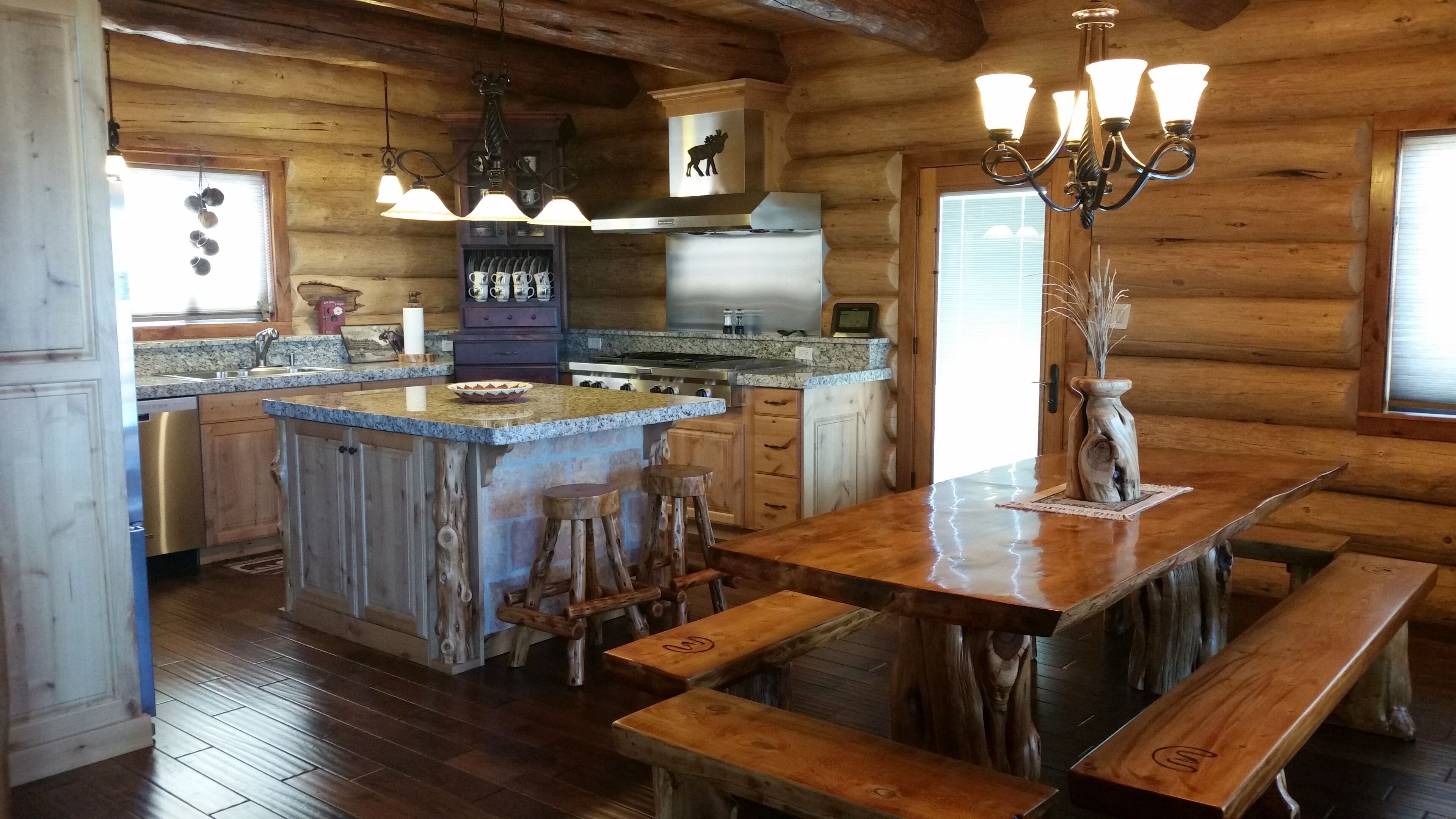 Unique Handcrafted Log Cabin On Island Park Reservoir With Beautiful Views