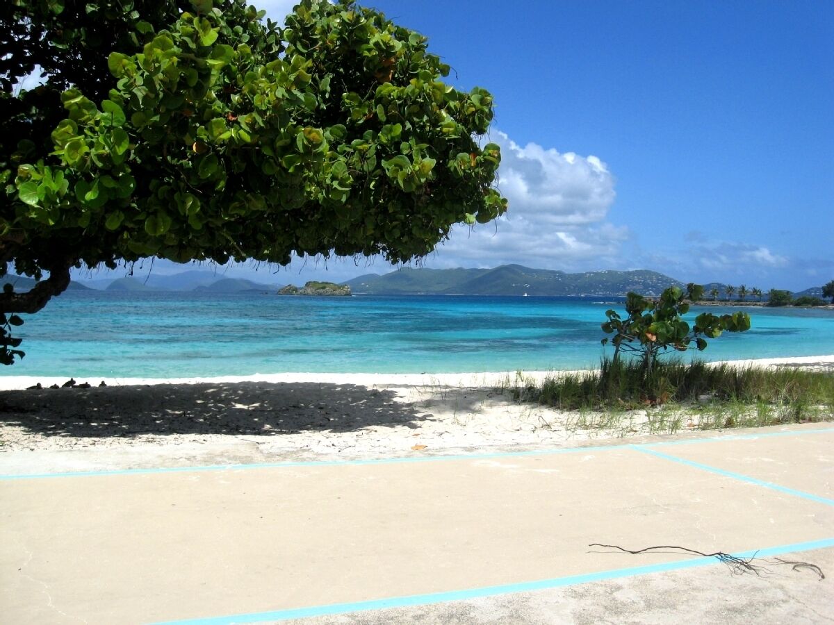 Sapphire Beach, and our shuffleboard area