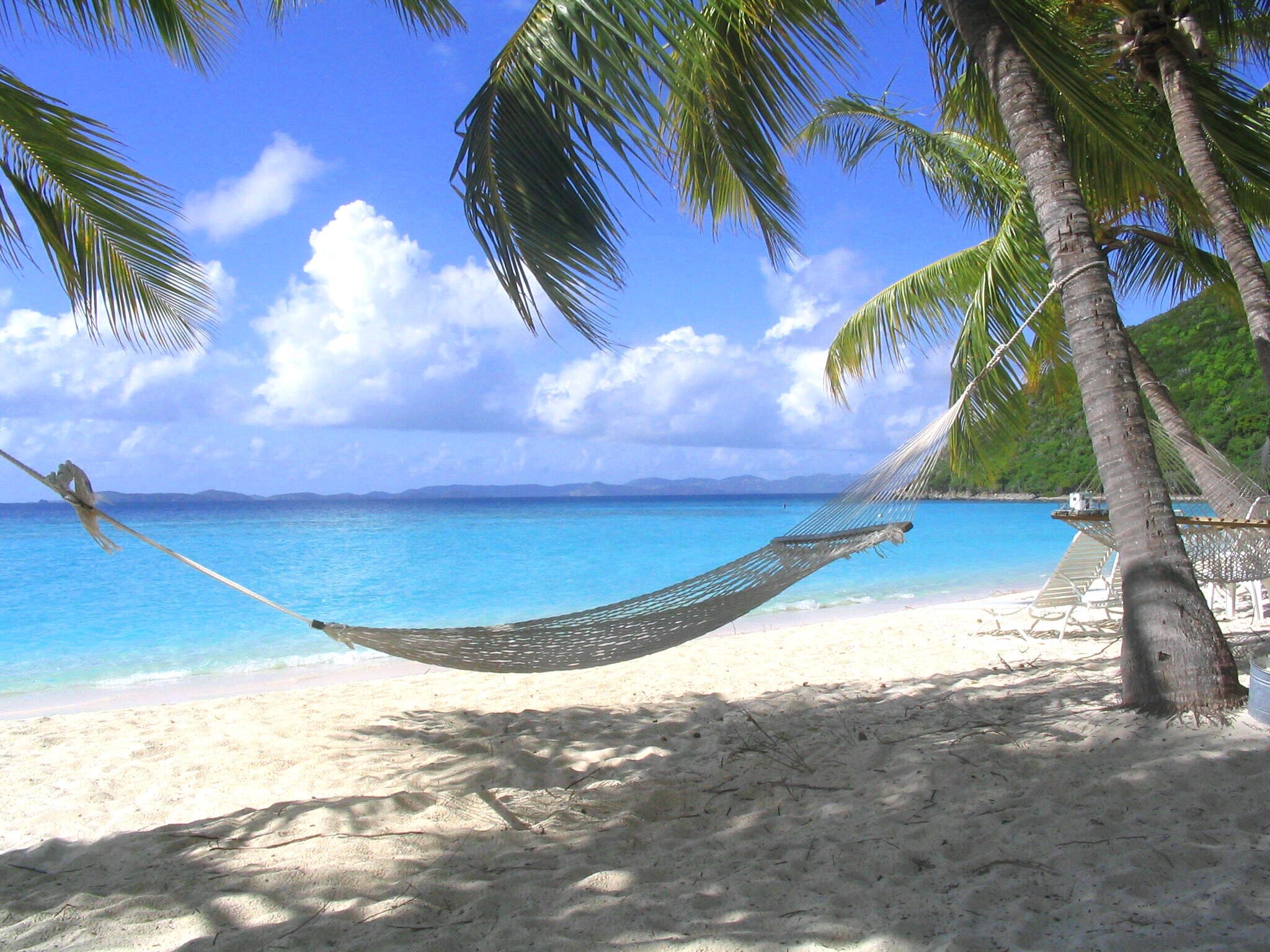 Am Strand, Liegestühle, Strandtücher