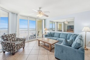 TV, DVD player, stereo