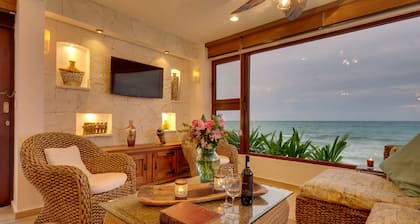 Luxury Beachfront Private Villa- Beautiful Beach, pool, jacuzzi & full staff!