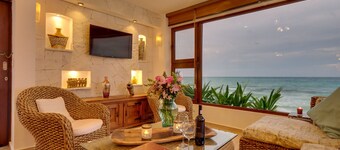 Luxury Beachfront Private Villa- Beautiful Beach, pool, jacuzzi & full staff!