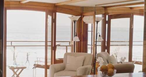 Entire Beachfront Home With the Unique Charm of a Sailing Vessel