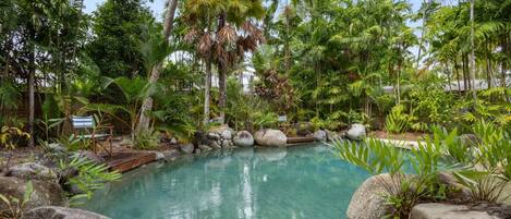 Indoor pool, outdoor pool