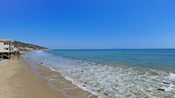 Aan het strand