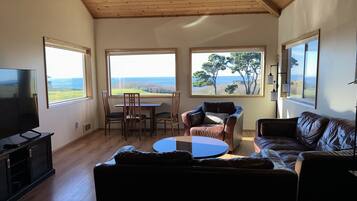 TV, DVD player, stereo