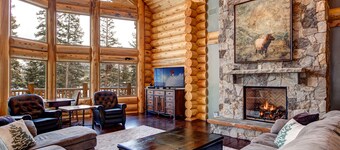 豪華な丸太小屋Breckenridge Ski Slopesから5分 -  4つのマスタースイート！