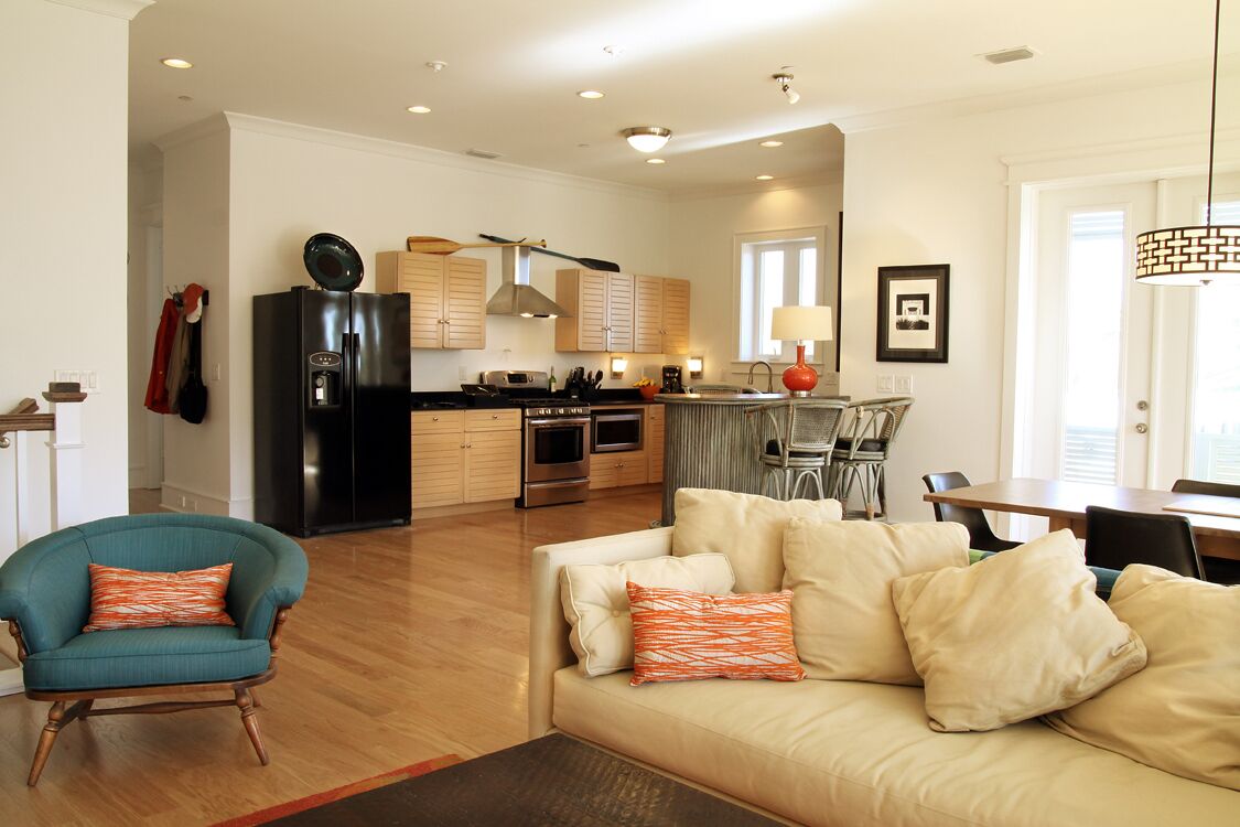 Fresh, Funky, Loft-like Beach House, just steps from the beach