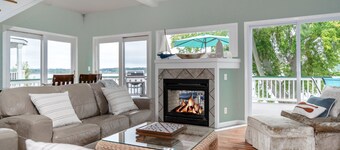 Lac Léman avec plage privée, jetée, foyer au bord du lac, golf | Des moments de plaisir!