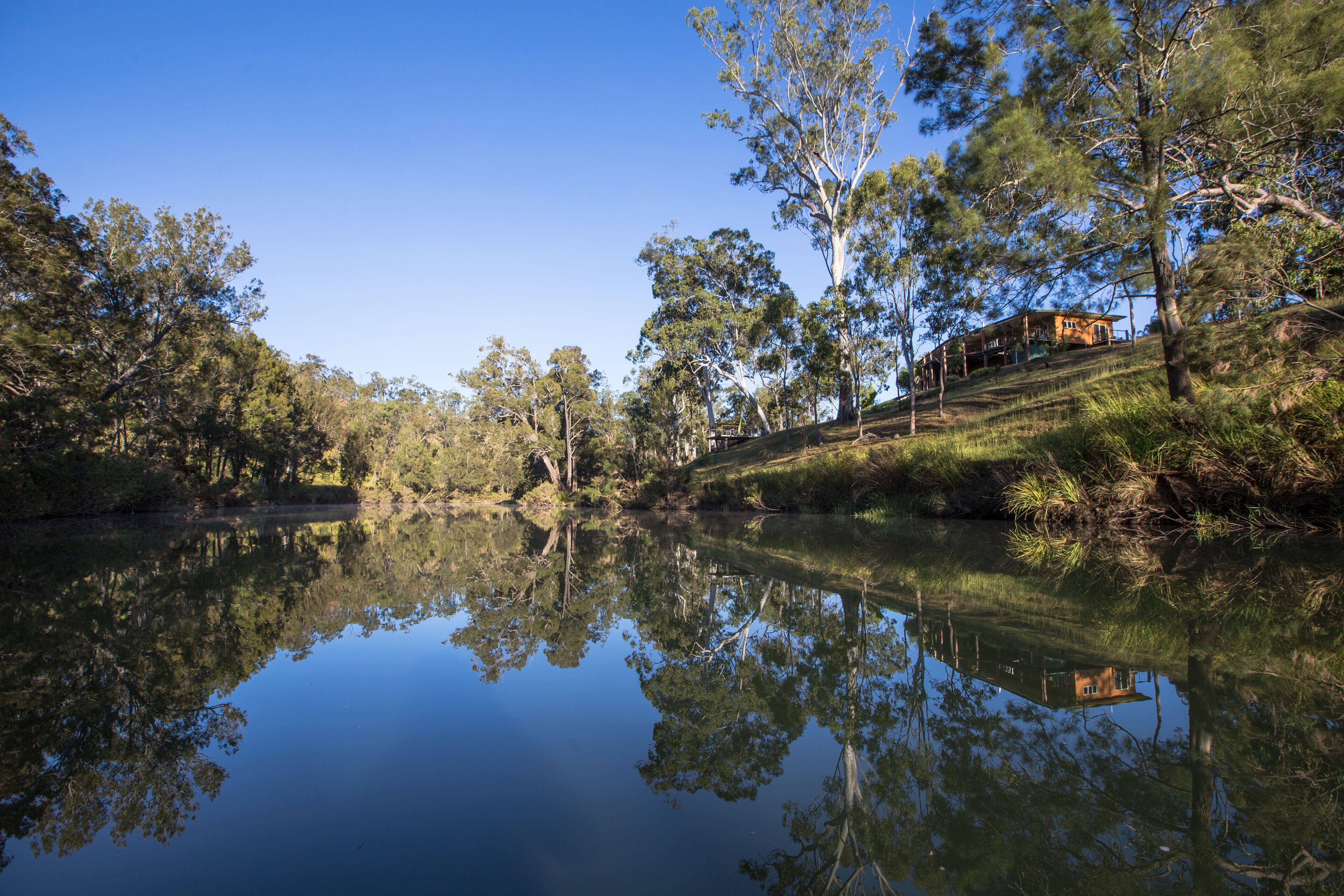 Beautiful river frontage Luxury acreage House