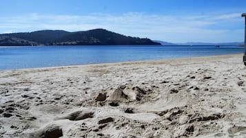 On the beach