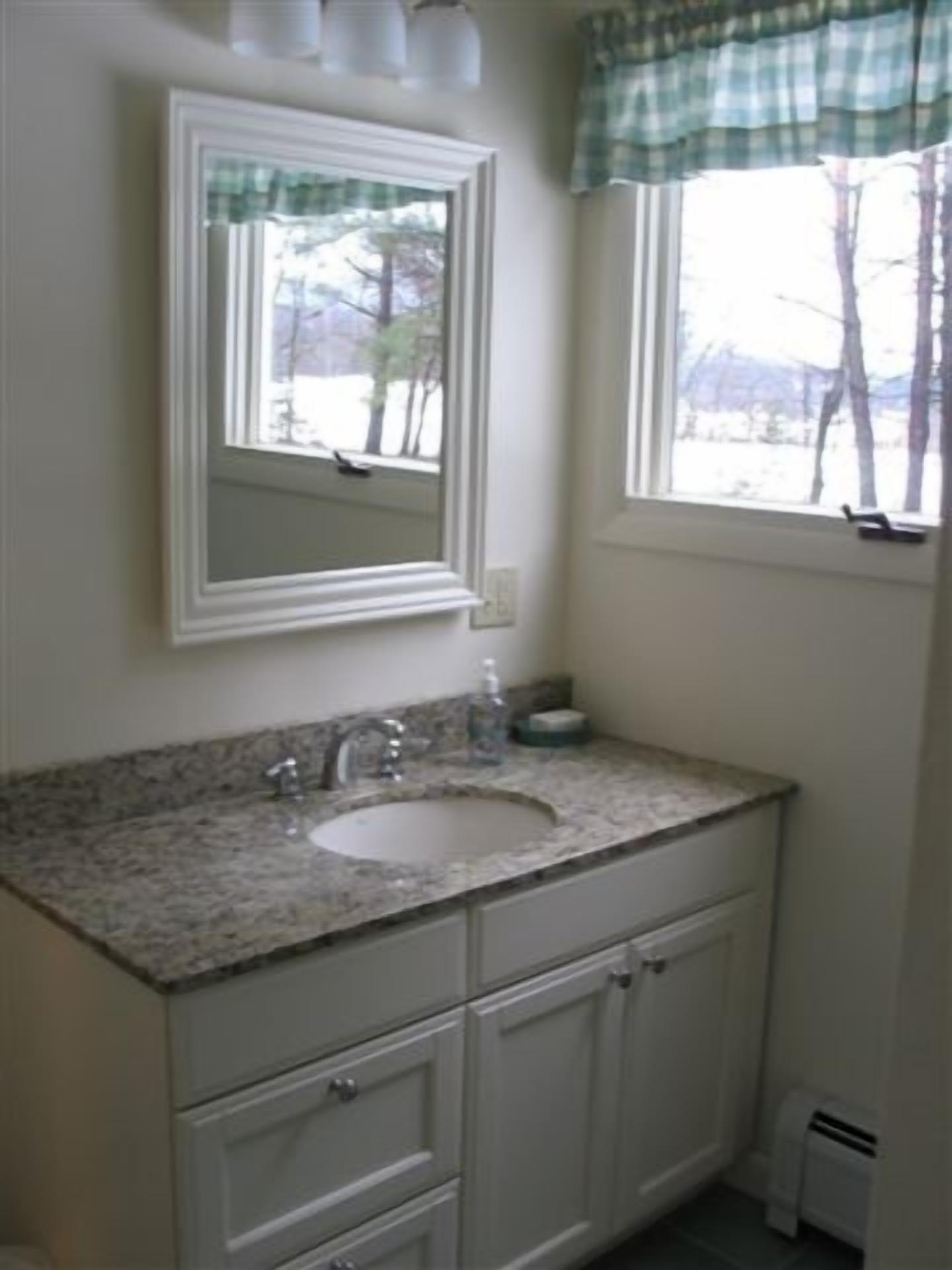 First Floor Bathroom with Granite Vanity