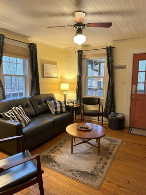 Smart TV, fireplace, books - Hot Tub A/C Smart TV WIFI Pet Friendly - Brett's Falling Waters Cabin (Swannanoa)