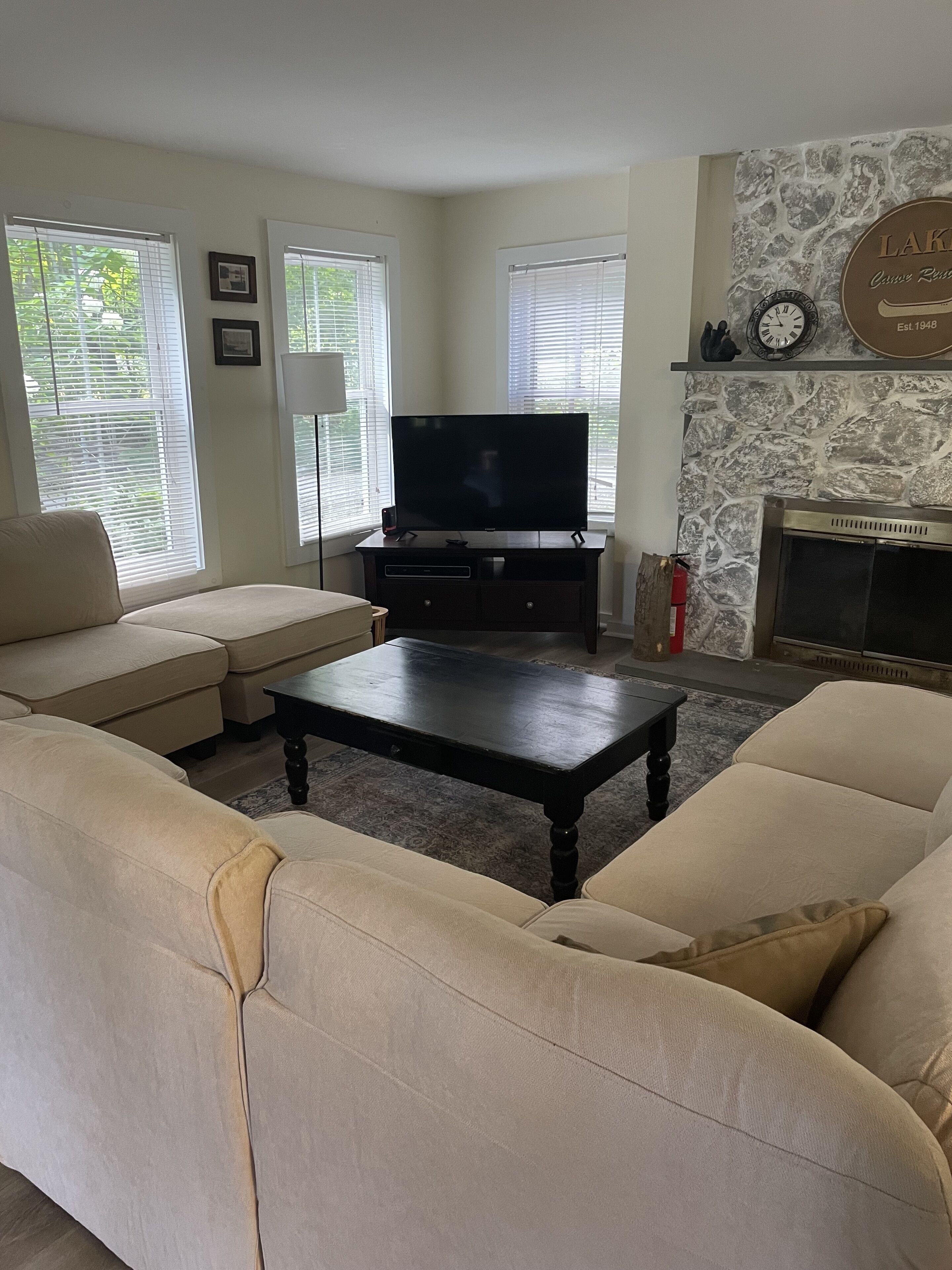 As featured in the NY Times: charming, home on Lake Rescue, minutes from Okemo.