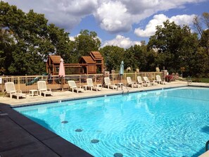 Indoor pool, a heated pool