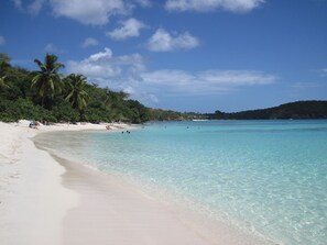 Sun loungers, beach towels