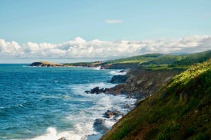 In Strandnähe, Liegestühle, Strandtücher