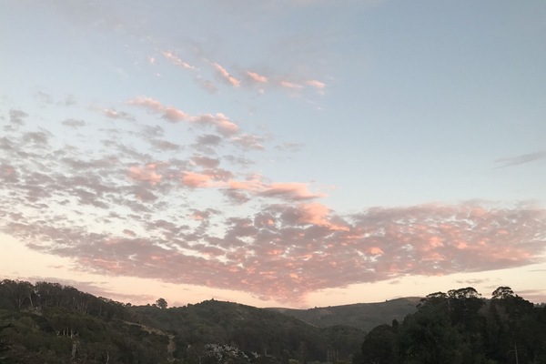 Sunset from the terrace