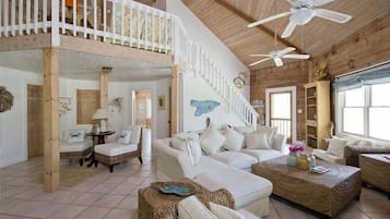 Smart TV, DVD player, books, streaming services