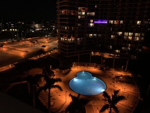 Una piscina riscaldata