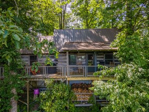 Exterior - Romantic Getaway with real wood fireplace, Hot tub, Spectacular Mountain Views (Franklin)