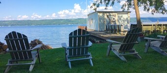 Cayuga Lake Cottage near Ithaca, Taughannock Falls State Park and Trumansburg, N