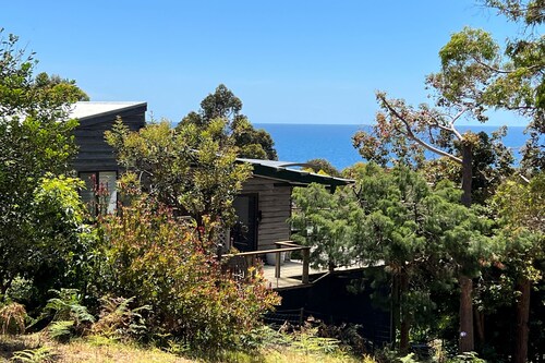HIDDEN HAVEN - Secluded waterfront property at Binalong Bay on the Bay of Fires