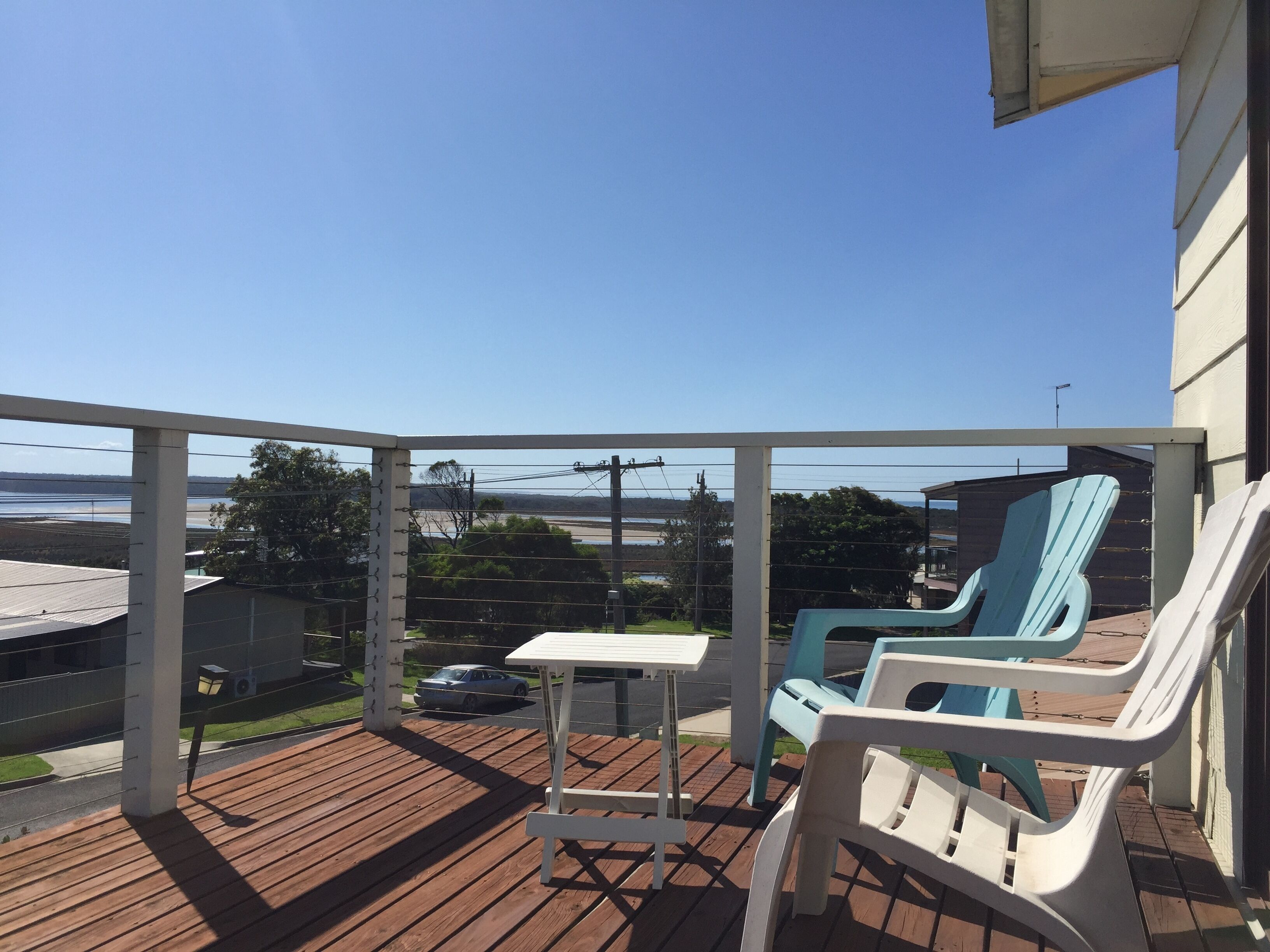 Upstairs balcony