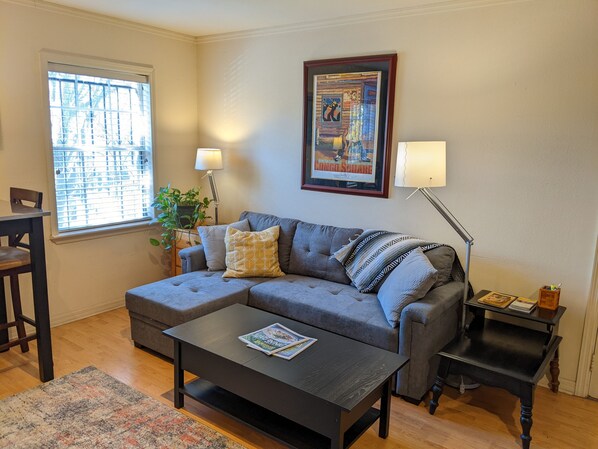 Smart TV, video games, DVD player, books