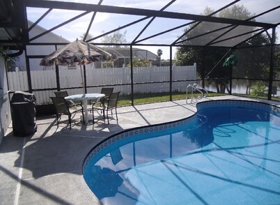 Beautiful lake view villa with own pool.