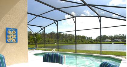 Fabulous South Facing Lakeside Villa with Private Pool, all at ground level.