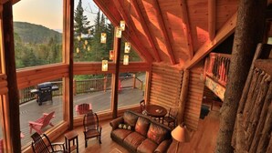 Interior - River Road Log Lodge overlooking Whiteface Mt (Lake Placid)